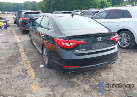 2015 Hyundai Sonata Limited z USA, uszkodzony, nr VIN 5NPE34AF5FH072475